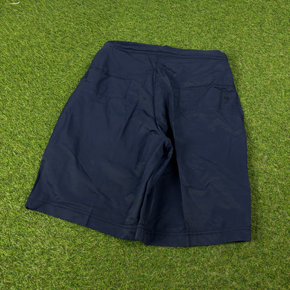 00s Nike Belted Toggle Shorts Blue Small