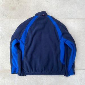90s Nike Reversible Sidewinder Fleece Jacket Blue Medium