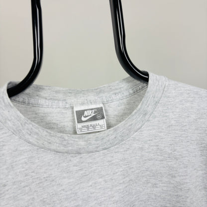 90s Nike Soccer T-Shirt Grey XXL