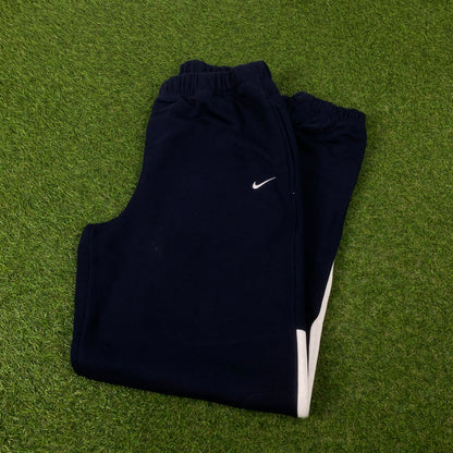 00s Nike Wide Leg Cotton Joggers Blue XL