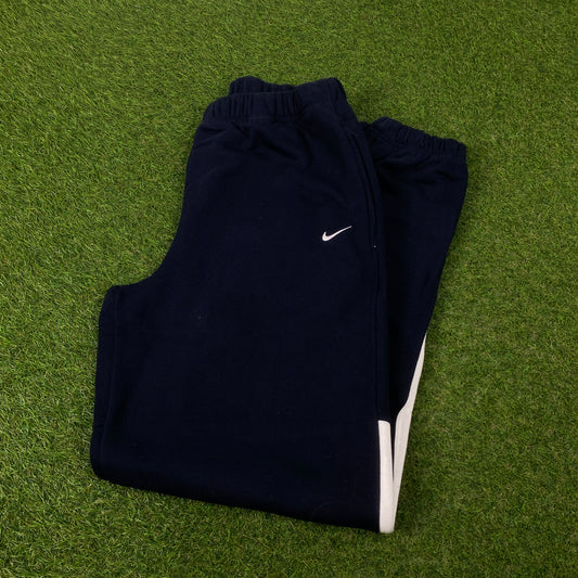 00s Nike Wide Leg Cotton Joggers Blue XL