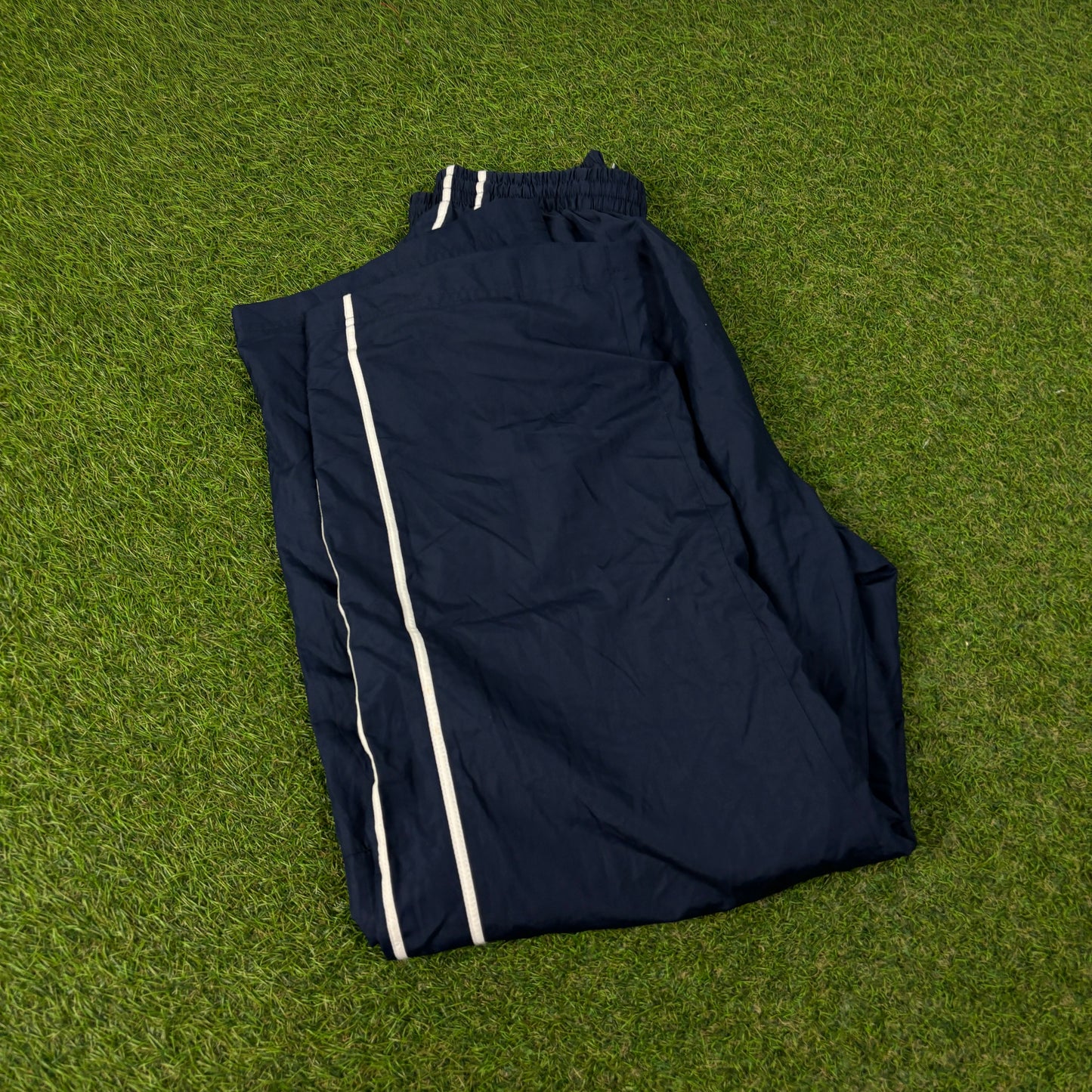 00s Nike Piping Joggers Blue Small