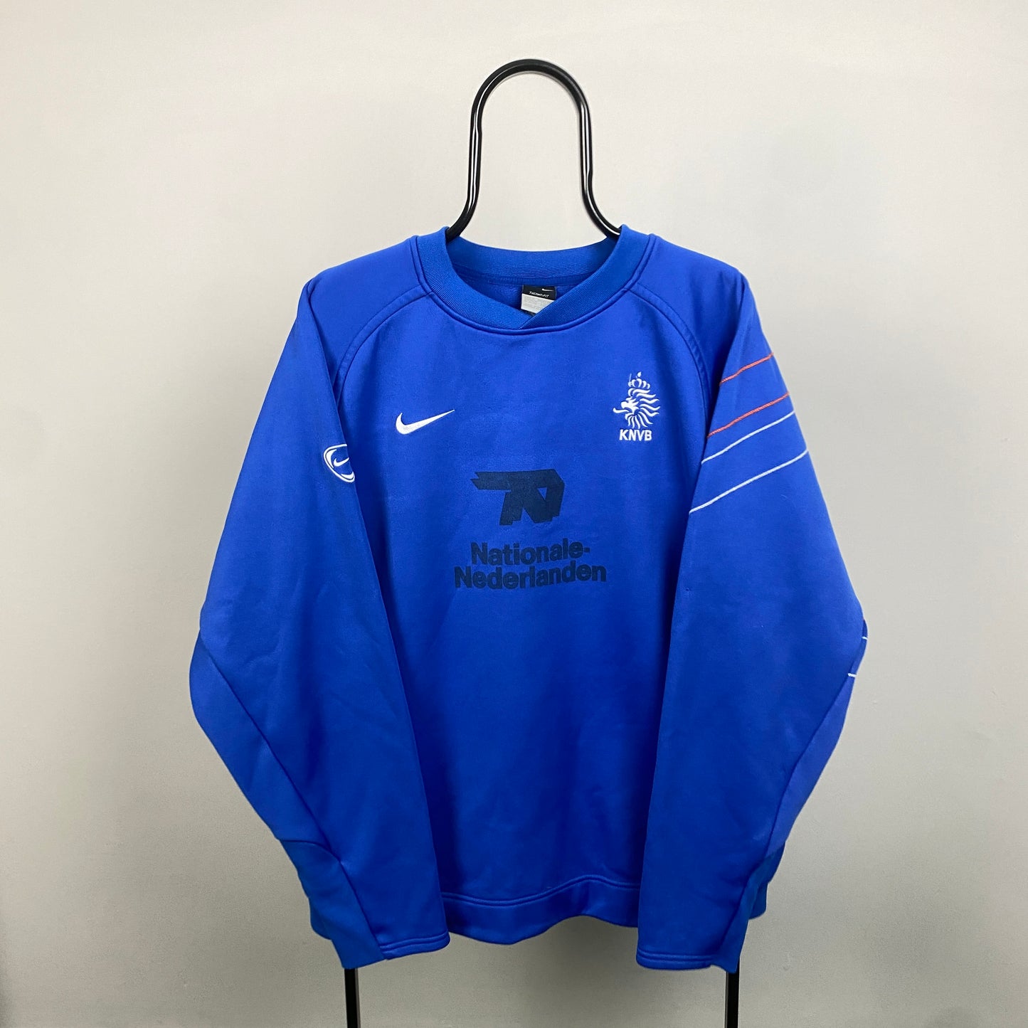 90s Nike Netherlands Therma-Fit Sweatshirt Blue XL