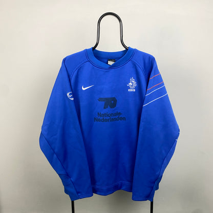 90s Nike Netherlands Therma-Fit Sweatshirt Blue XL