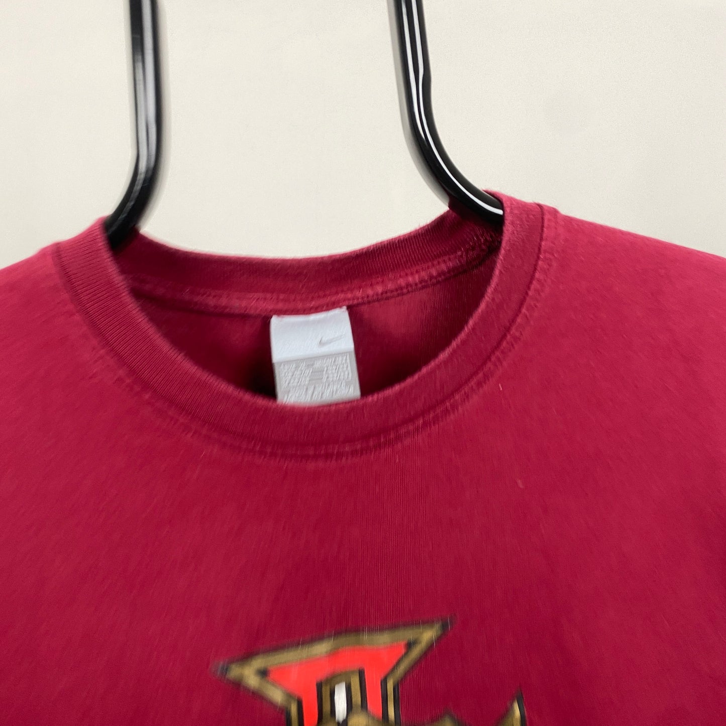 00s Nike Portugal Football T-Shirt Red XL