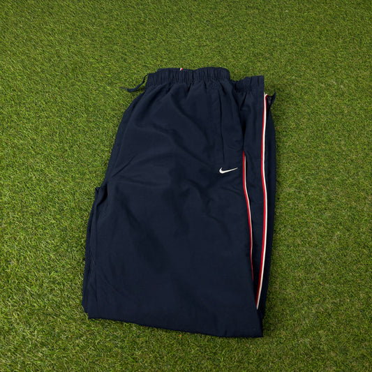 00s Nike Piping Joggers Blue Small