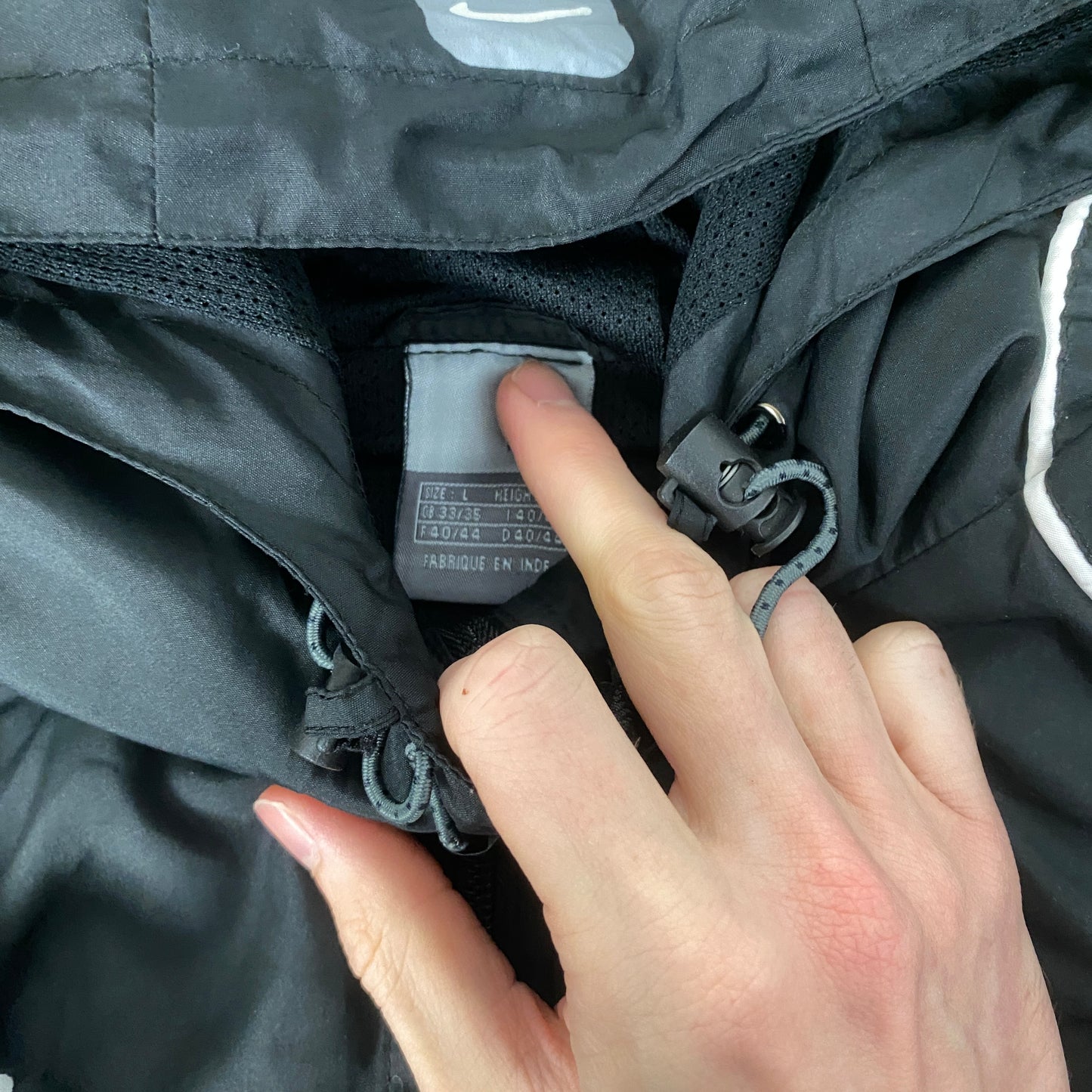 00s Nike Air Max Piping Tracksuit Jacket + Joggers Set Black Large