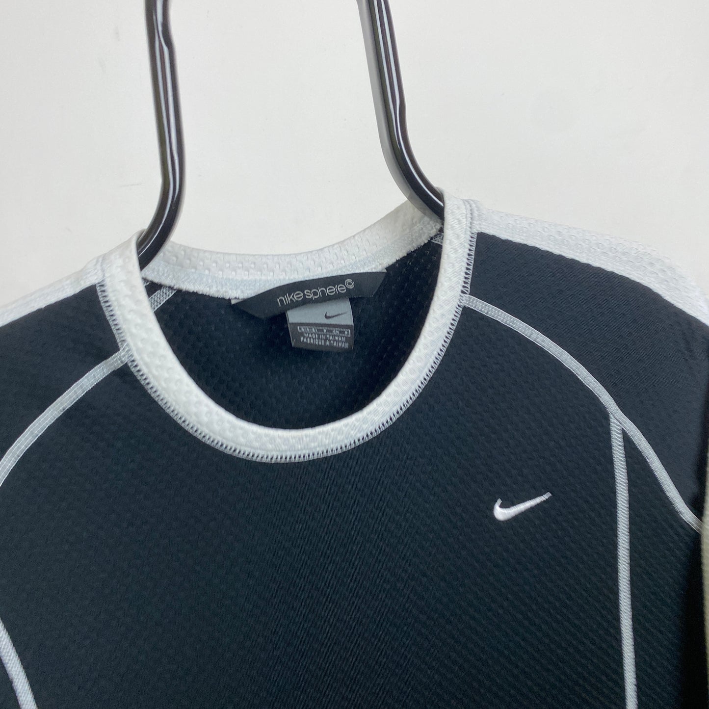 00s Nike Sphere Thermal Sweatshirt Black Womens Small