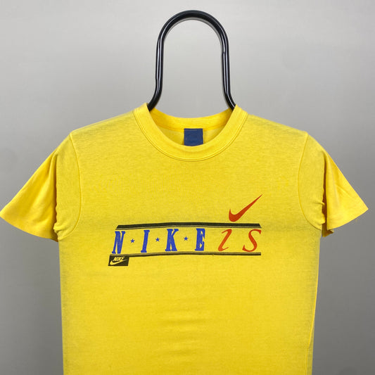 80s Nike T-Shirt Yellow XS