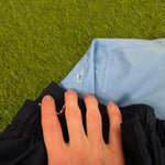 00s Nike Hex Windbreaker Jacket + Joggers Set Blue Small