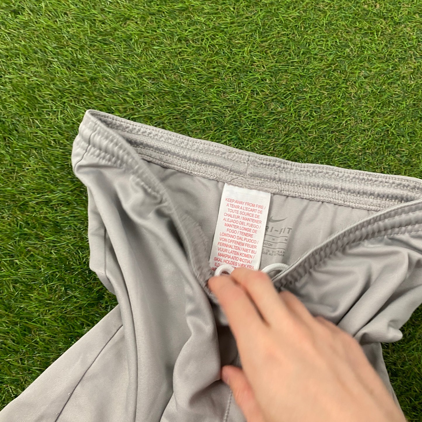 00s Nike Football Shorts Grey XS