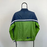 90s Nike Windbreaker Jacket Green Small