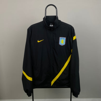 00s Nike Aston Villa Windbreaker Jacket Black Medium