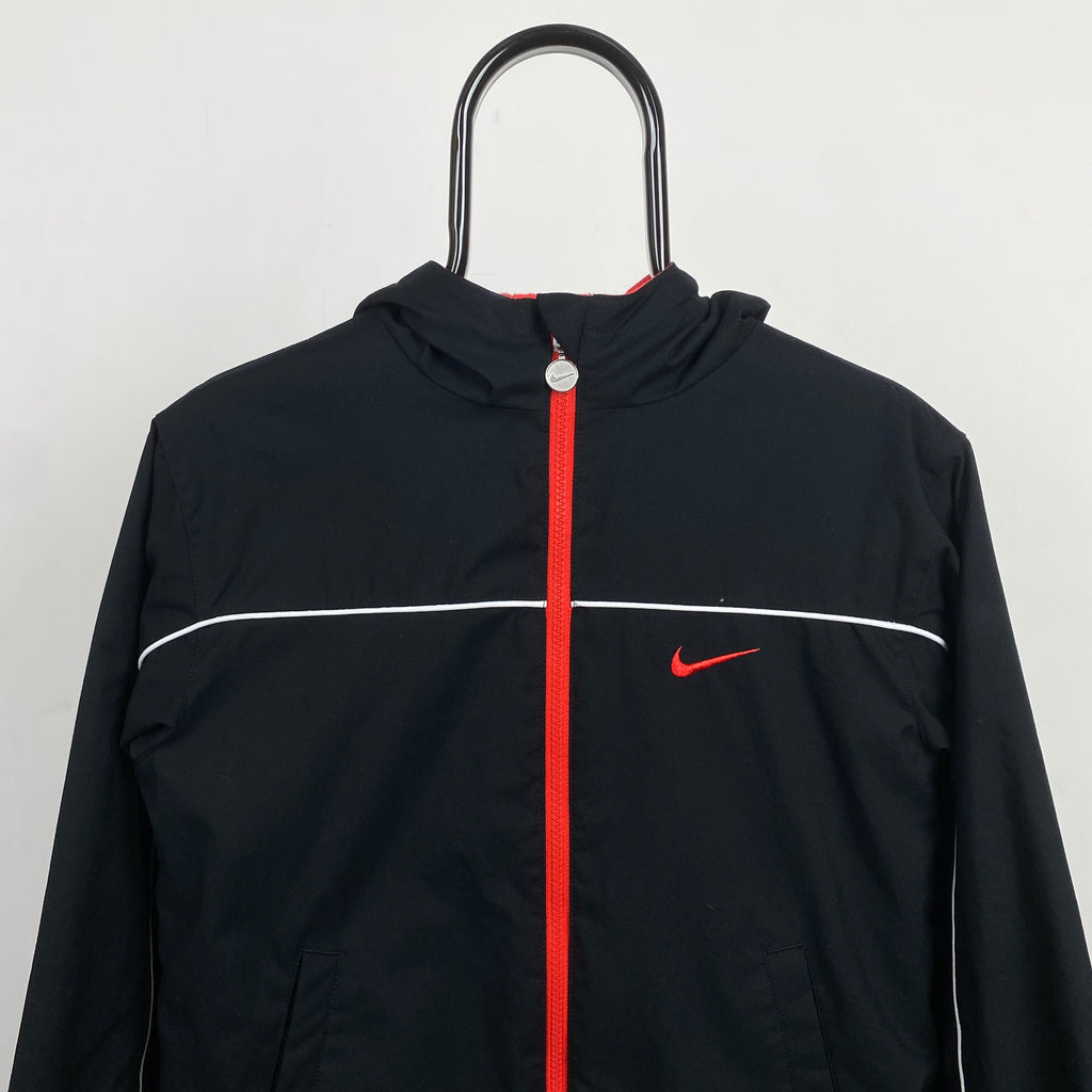 00s Nike Reversible Piping Jacket Black Small