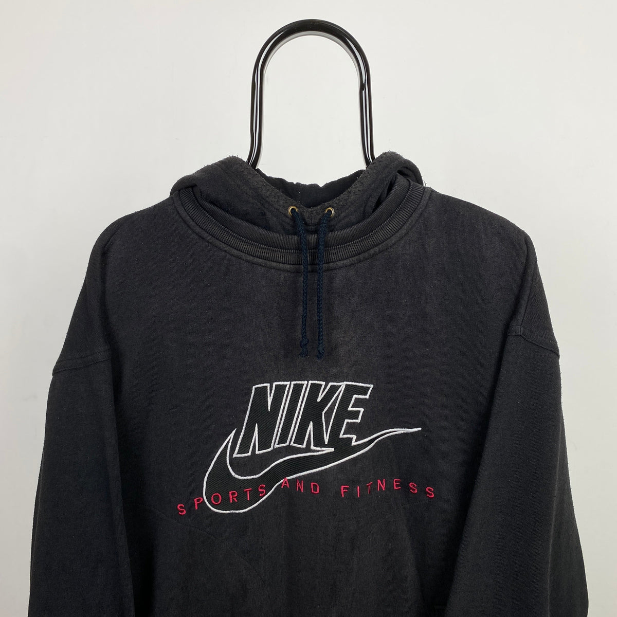 90s Nike Hoodie Black Small