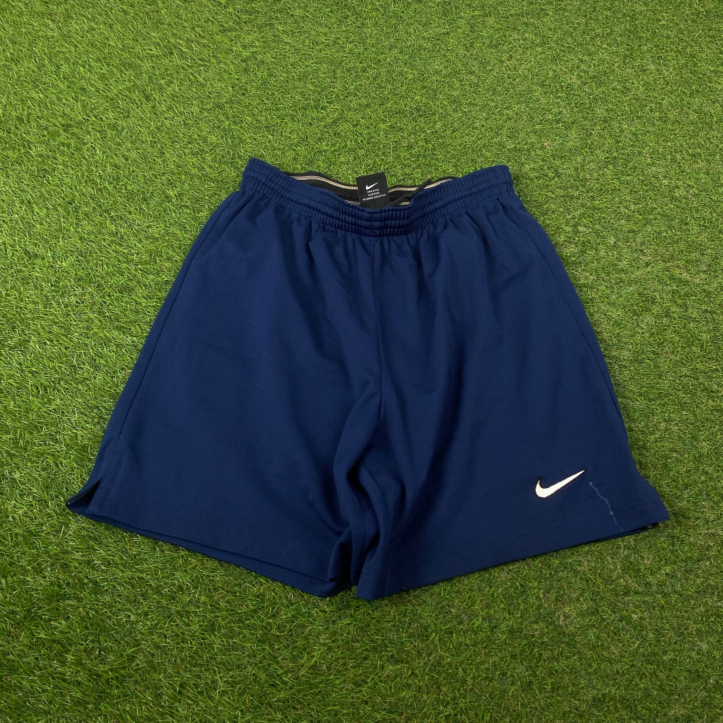 00s Nike Football Shorts Blue Small