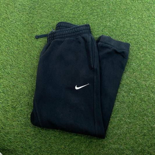 00s Nike Cotton Joggers Black Medium