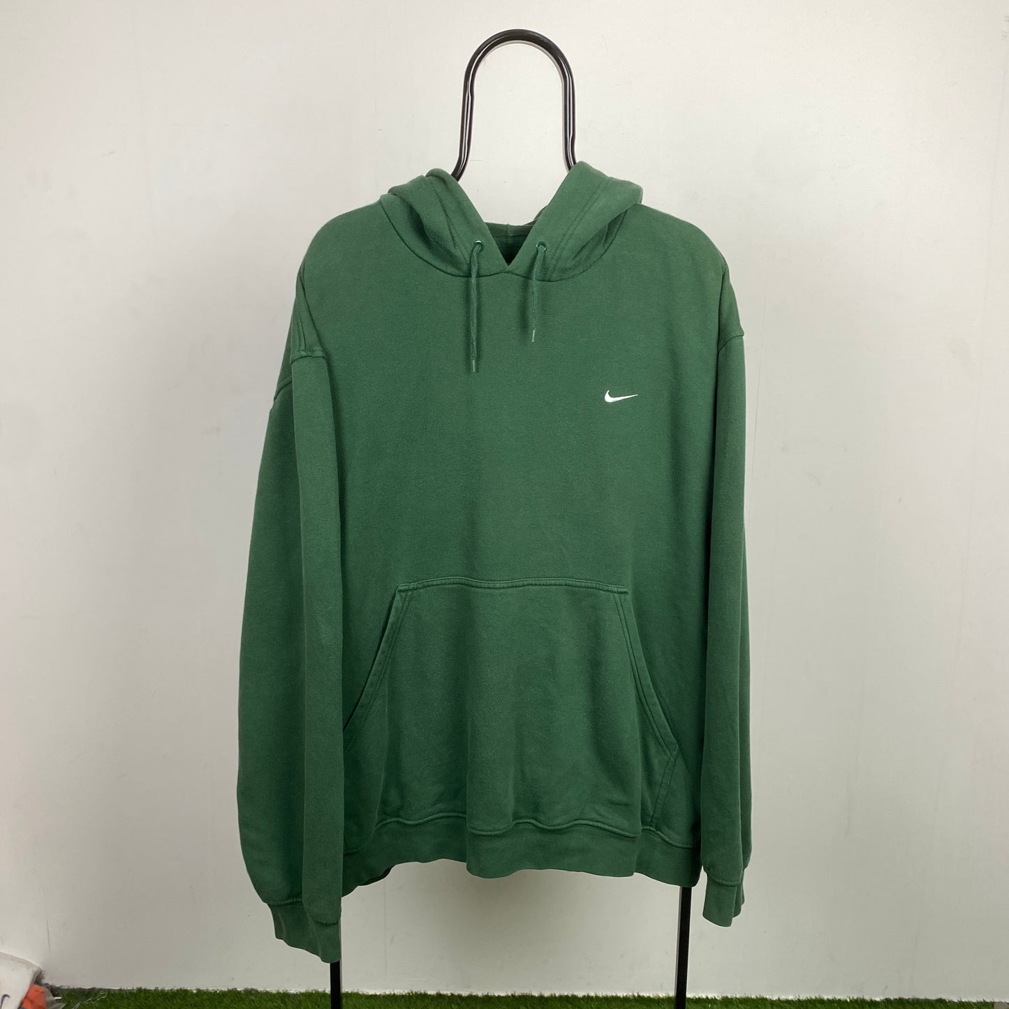 00s Nike Heavyweight Hoodie Pine Green XL