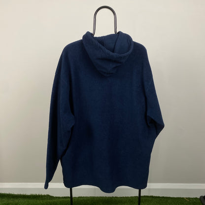 00s Nike Fleece Hoodie Blue 3XL