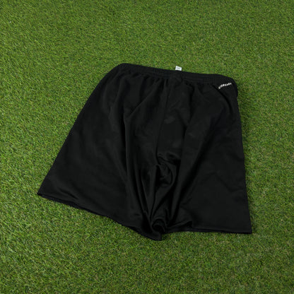 00s Adidas Football Shorts Black Small