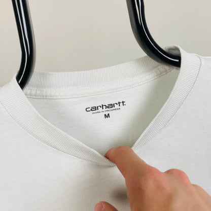 00s Carhartt Antleaf T-Shirt White Medium