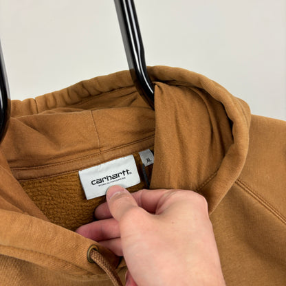 00s Carhartt Hoodie Brown XL