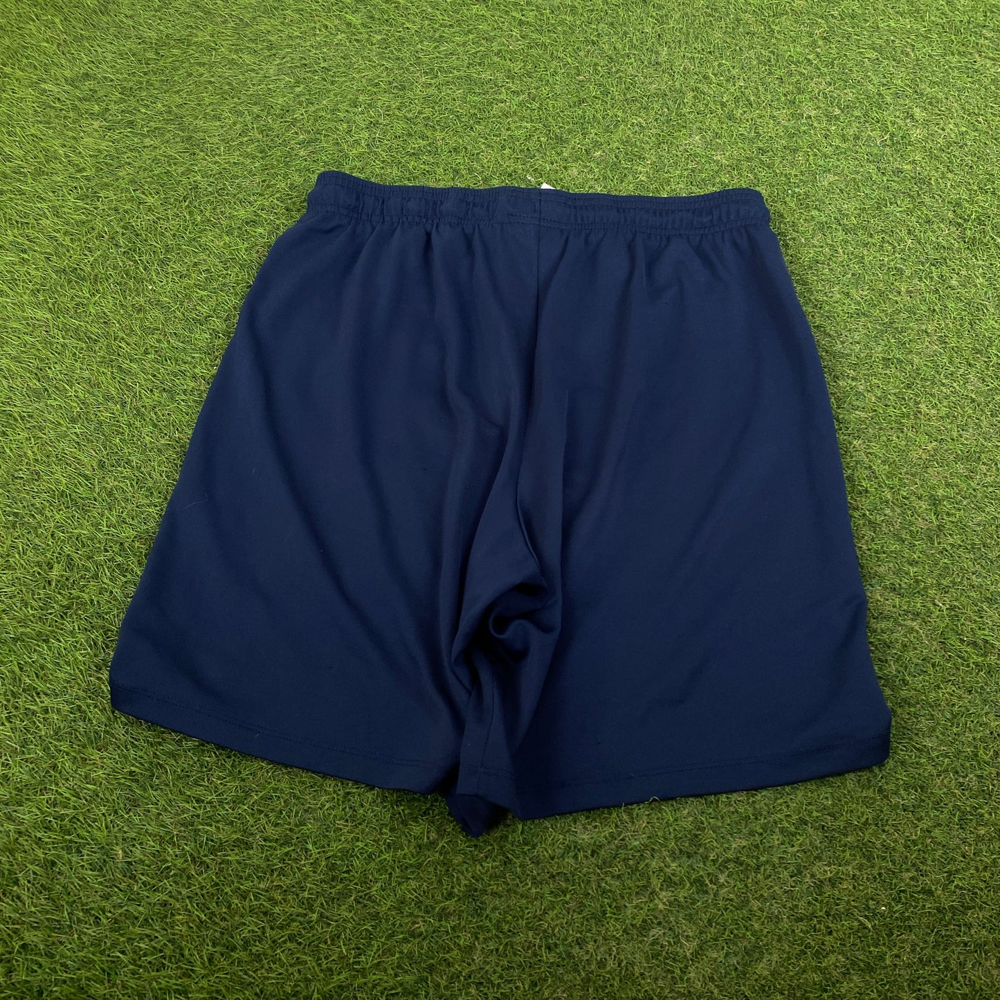 00s Nike Football Shorts Blue Large