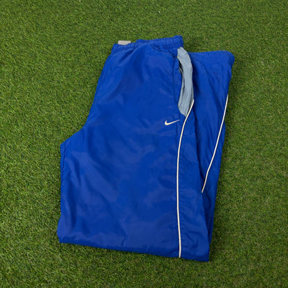 00s Nike Piping Joggers Blue Small
