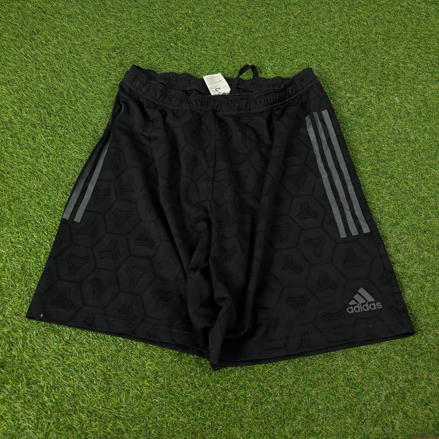 00s Adidas Football Shorts Black Large