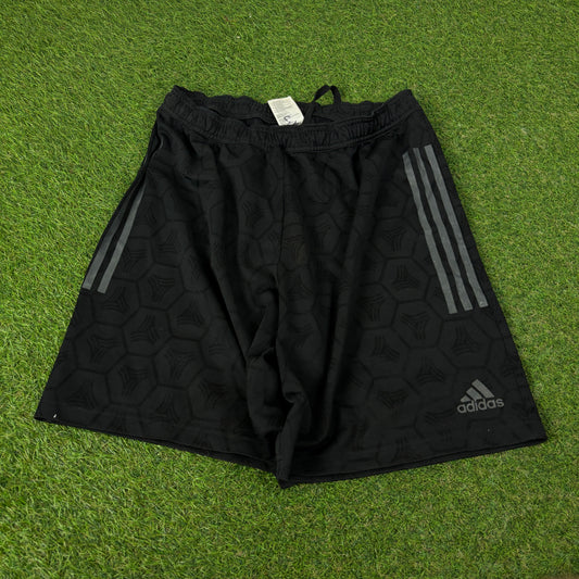 00s Adidas Football Shorts Black Large