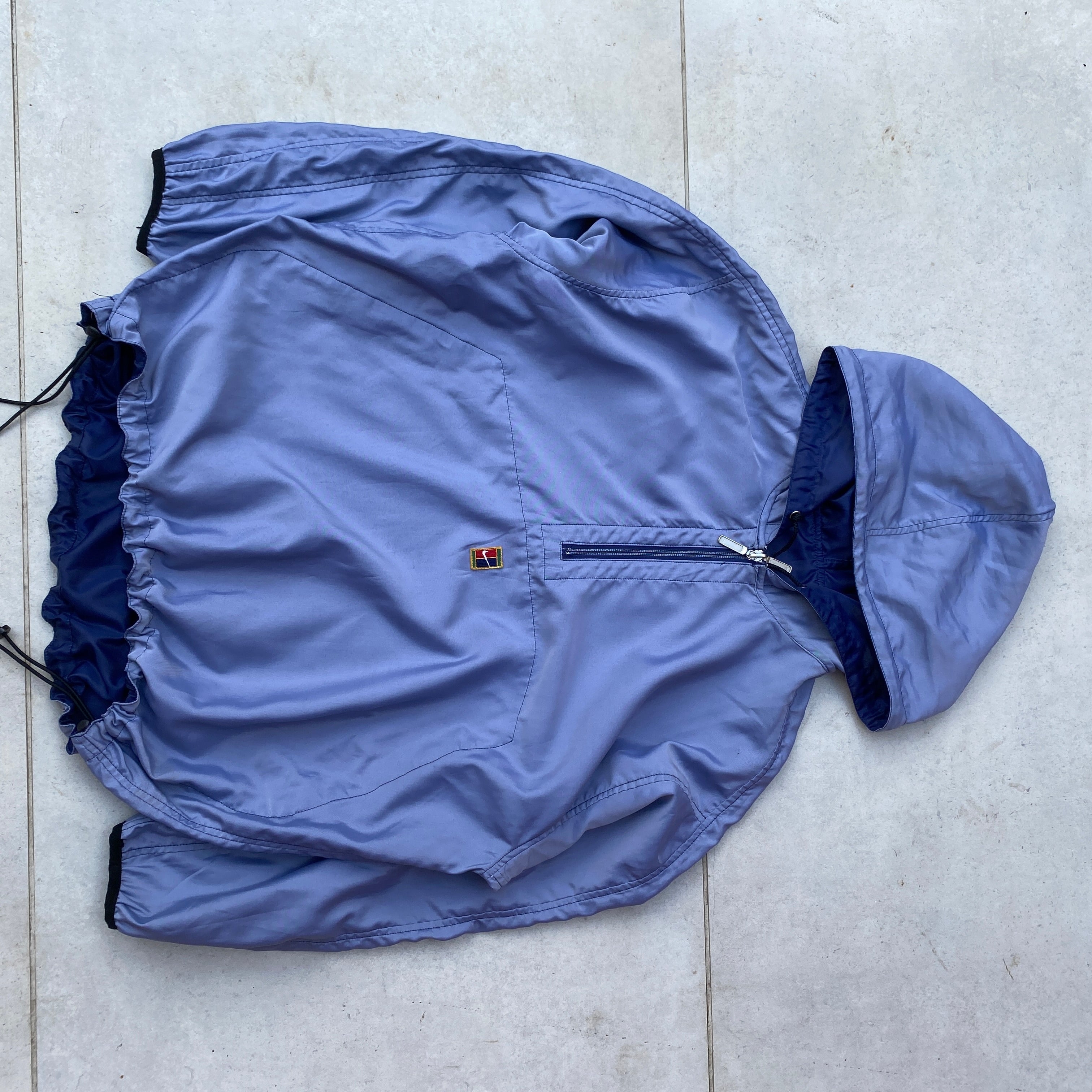 Reversible windbreaker jacket baby