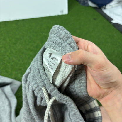 90s Piping Cotton Joggers Grey XS