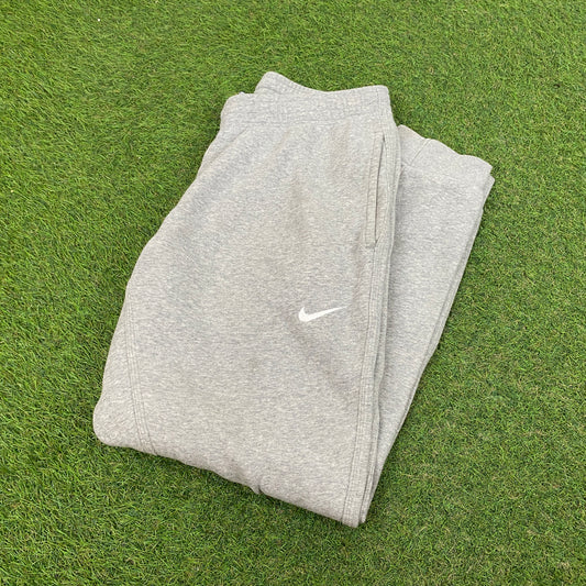 00s Nike Cotton Joggers Grey Large