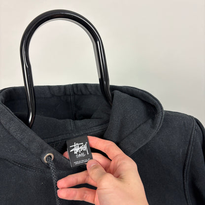 00s Stussy Hoodie Black Small