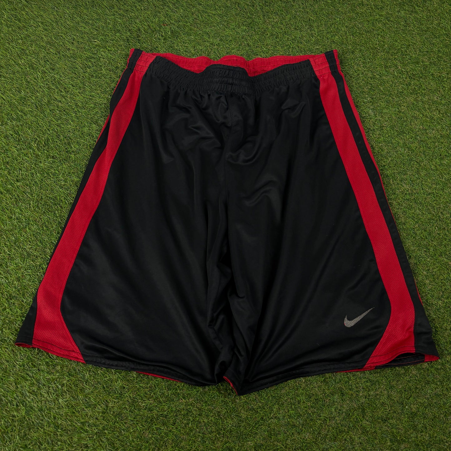 90s Nike Reversible Nylon Basketball Shorts Black XL