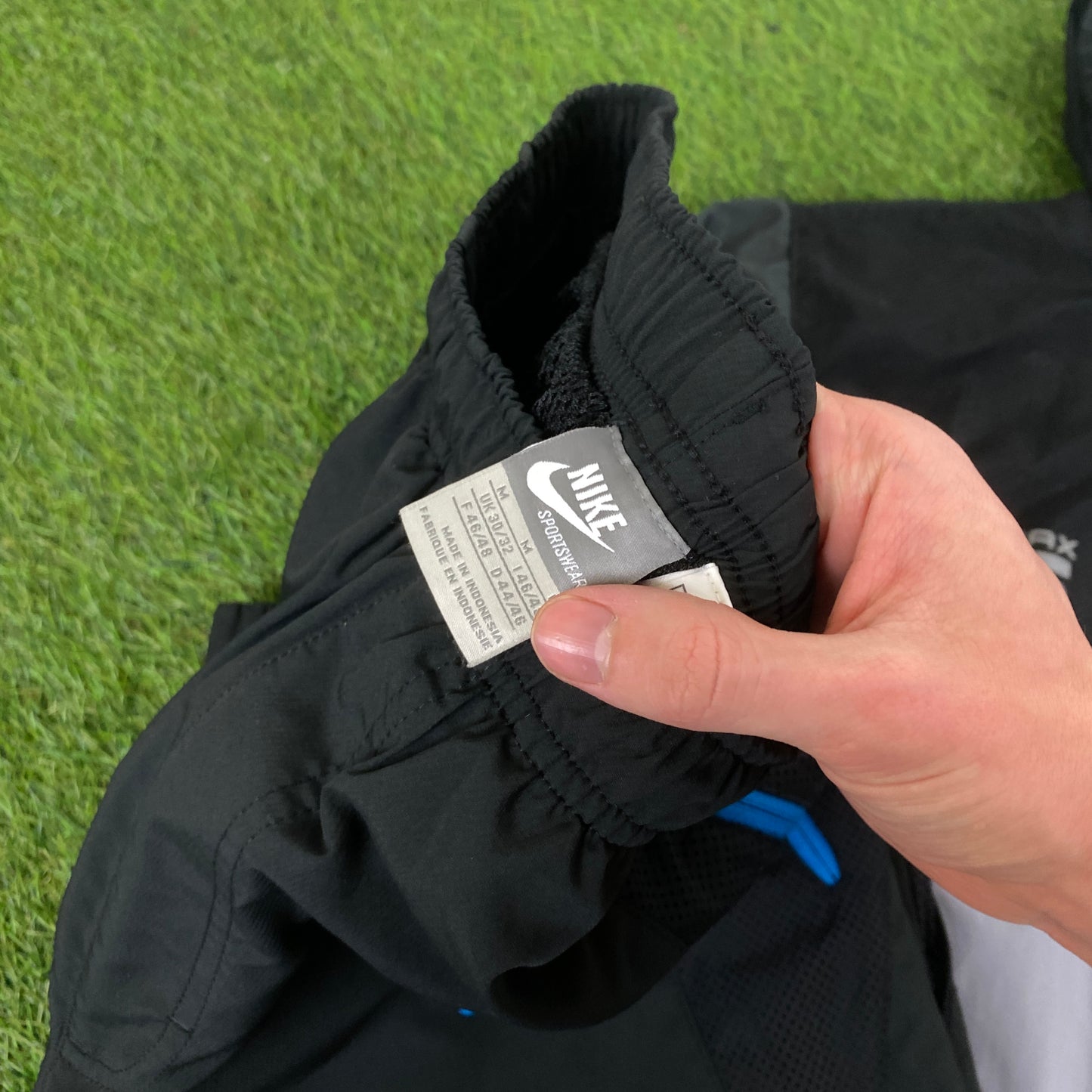 00s Nike Air Max 95 Windbreaker Jacket + Joggers Set Black Medium