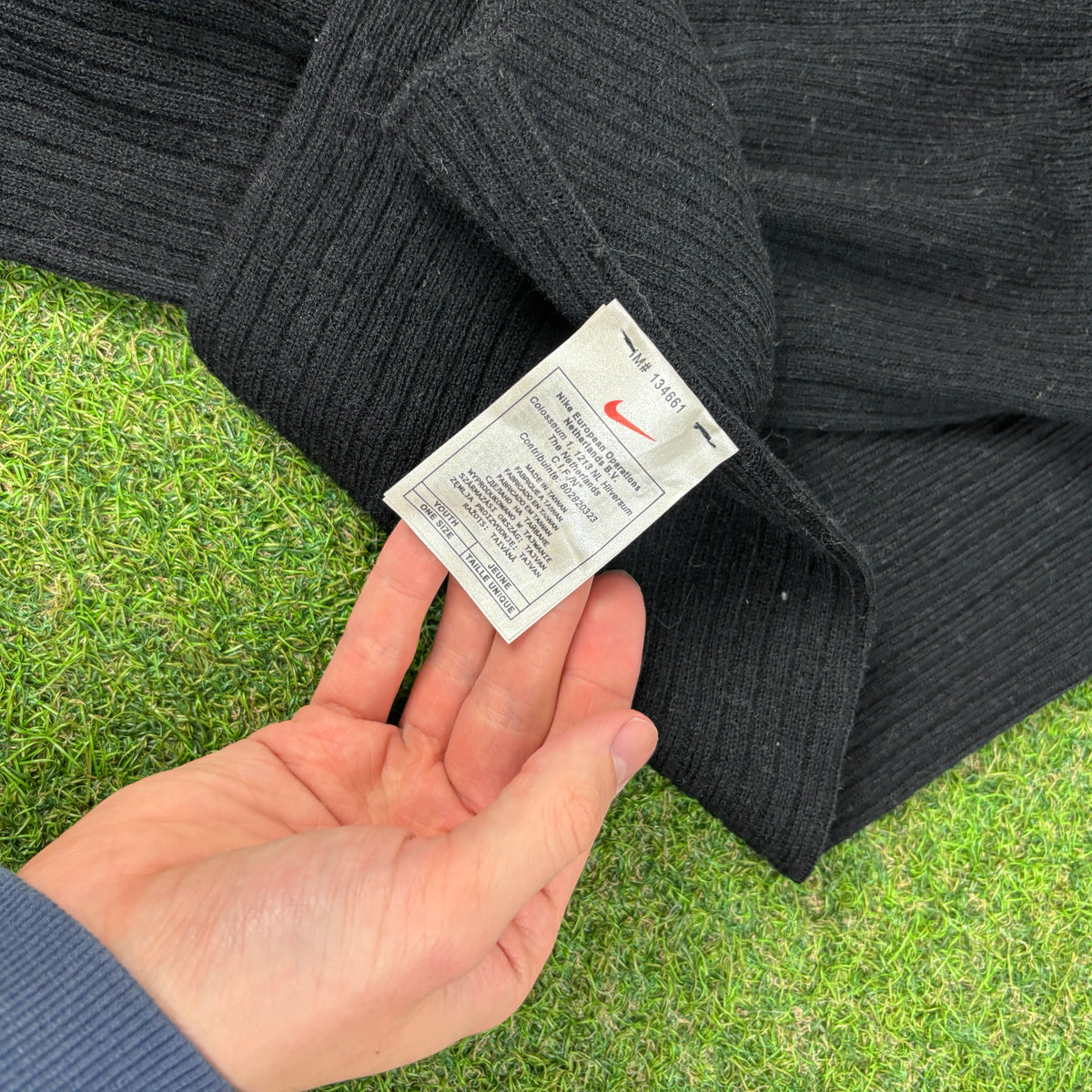 90s Nike Fleece Scarf Black