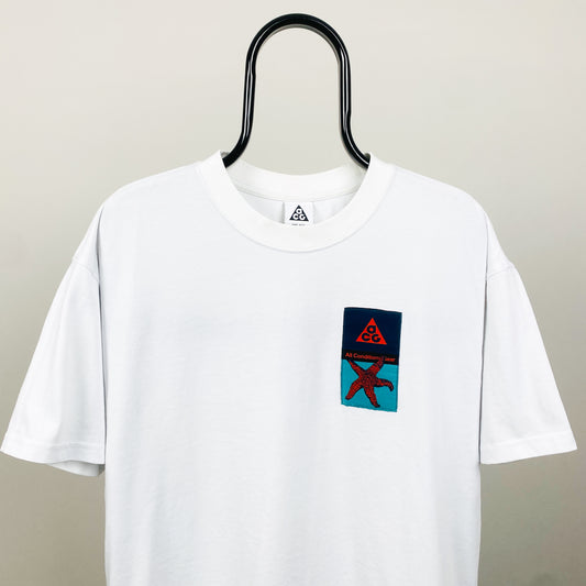00s Nike ACG Starfish T-Shirt White Medium