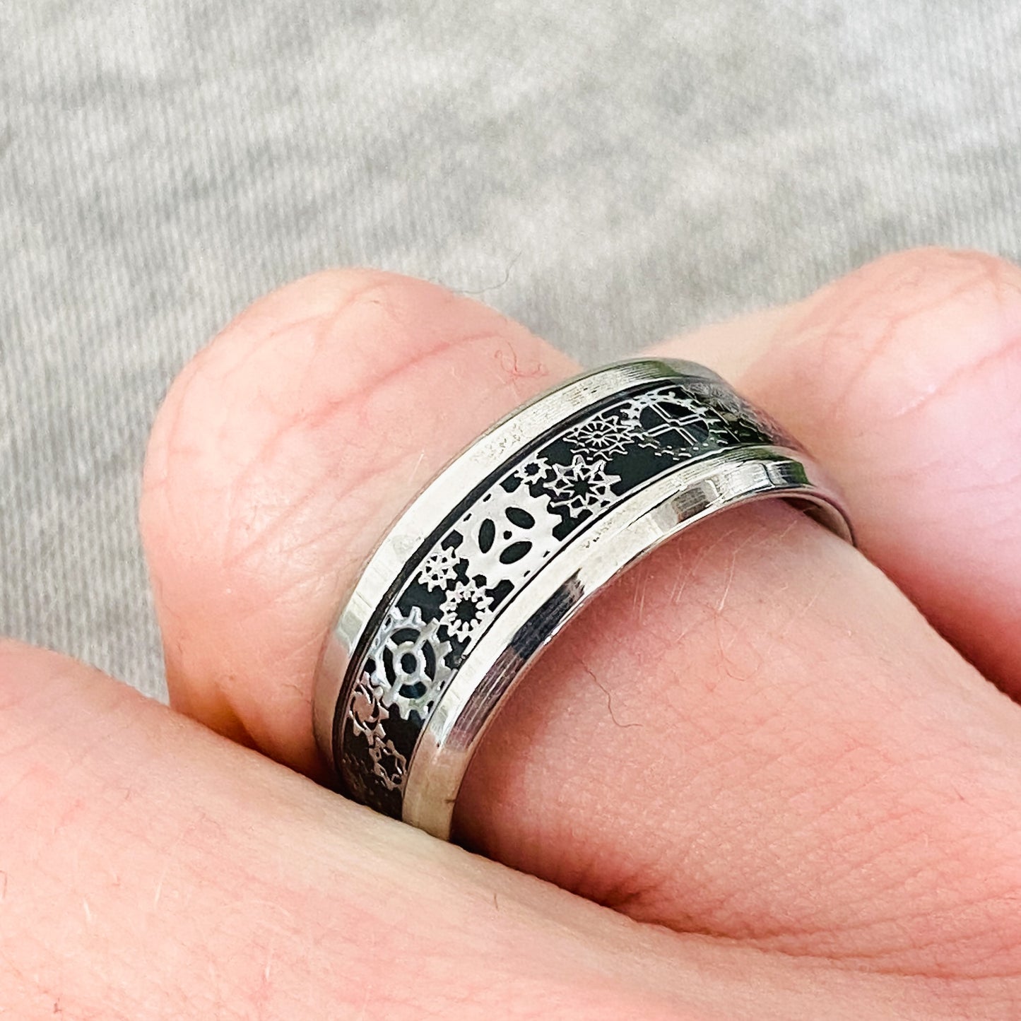 Vintage Cog Band Ring