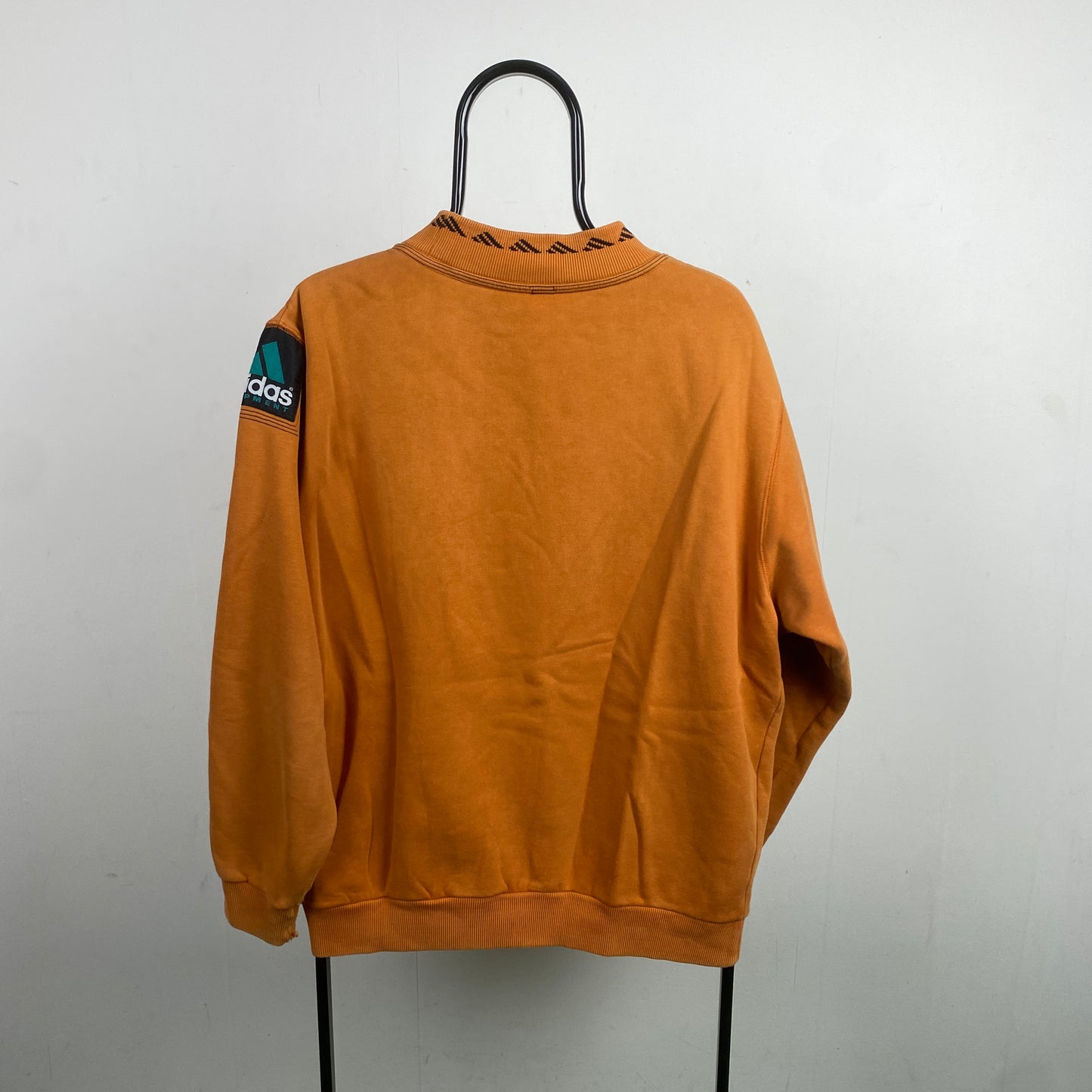 90s Adidas Equipment Sweatshirt Orange Medium