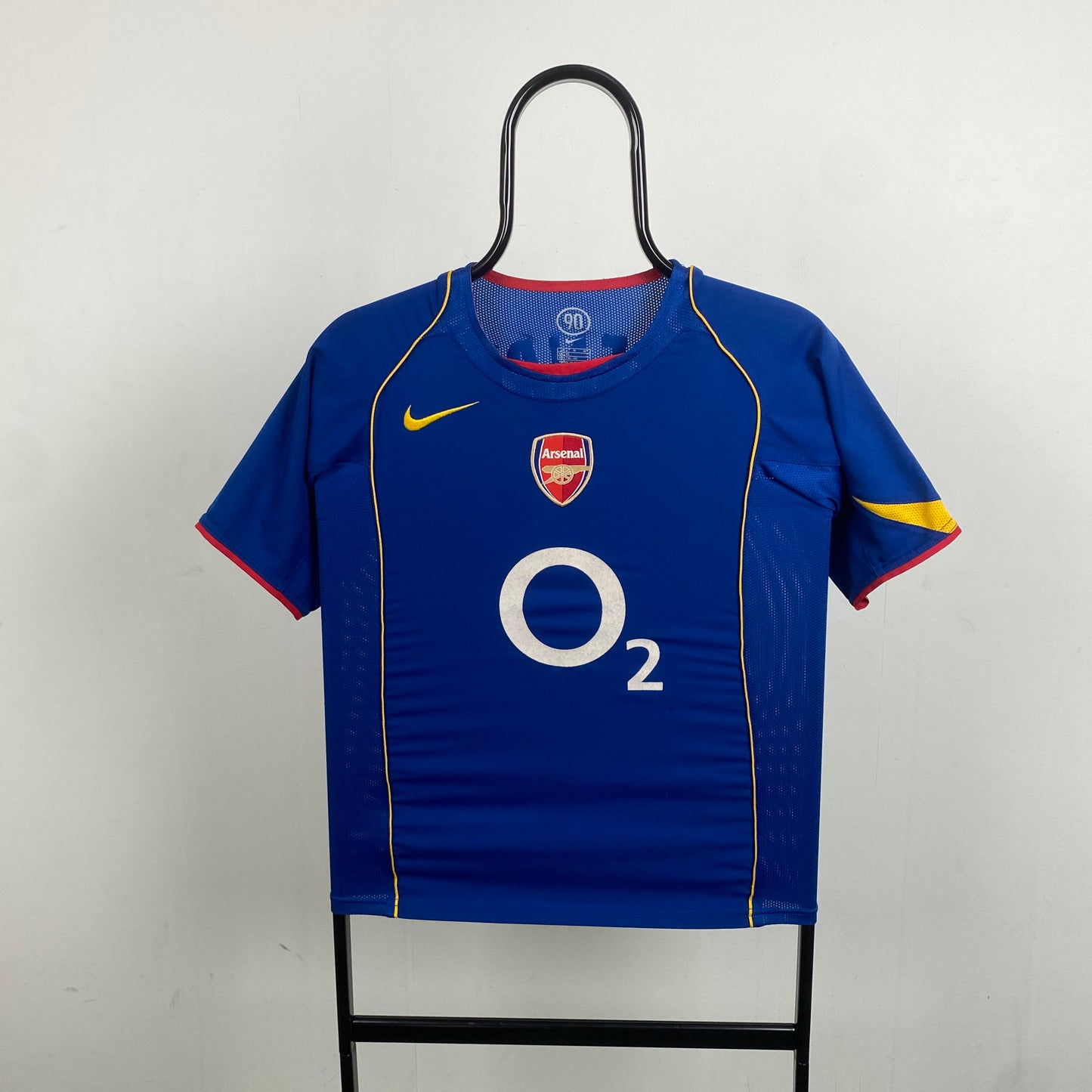 00s Nike Arsenal Henry Football Shirt T-Shirt Blue XS