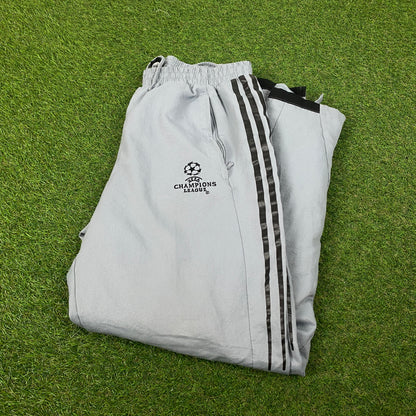 00s Adidas Real Madrid Joggers Grey Large