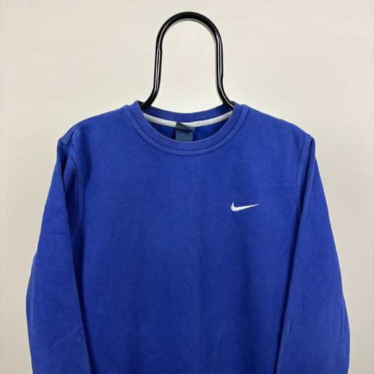 00s Nike Sweatshirt Blue Medium