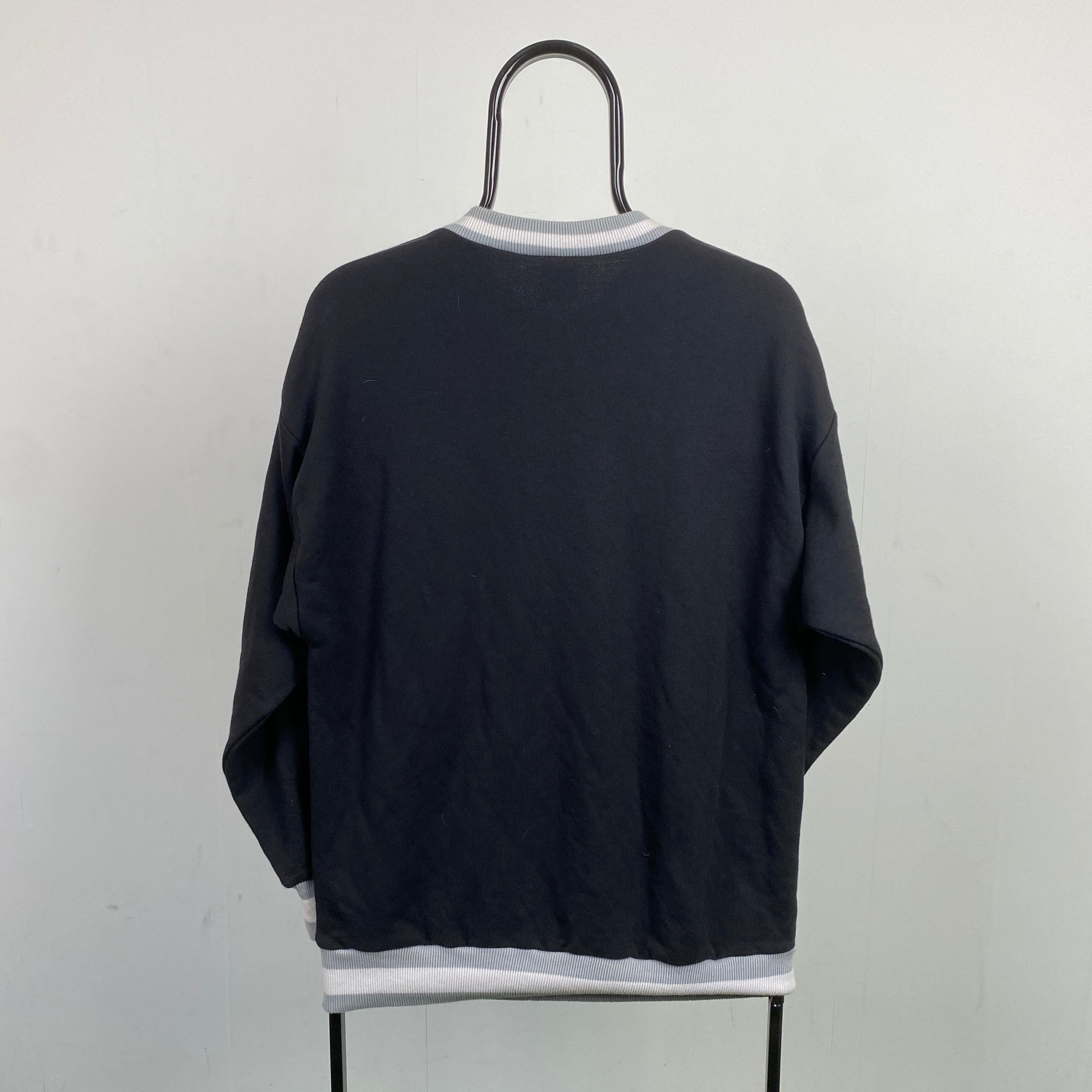 90s Adidas Sweatshirt Black Small