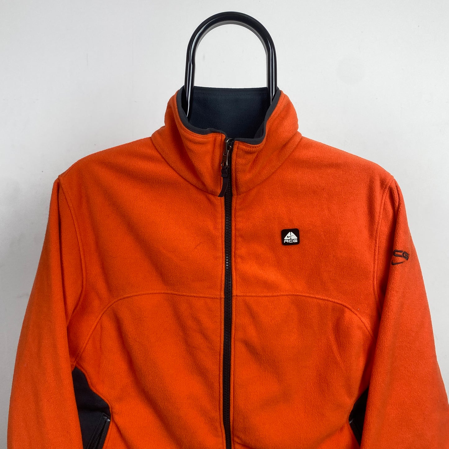 00s Nike ACG Fleece Sweatshirt Orange Womens Medium