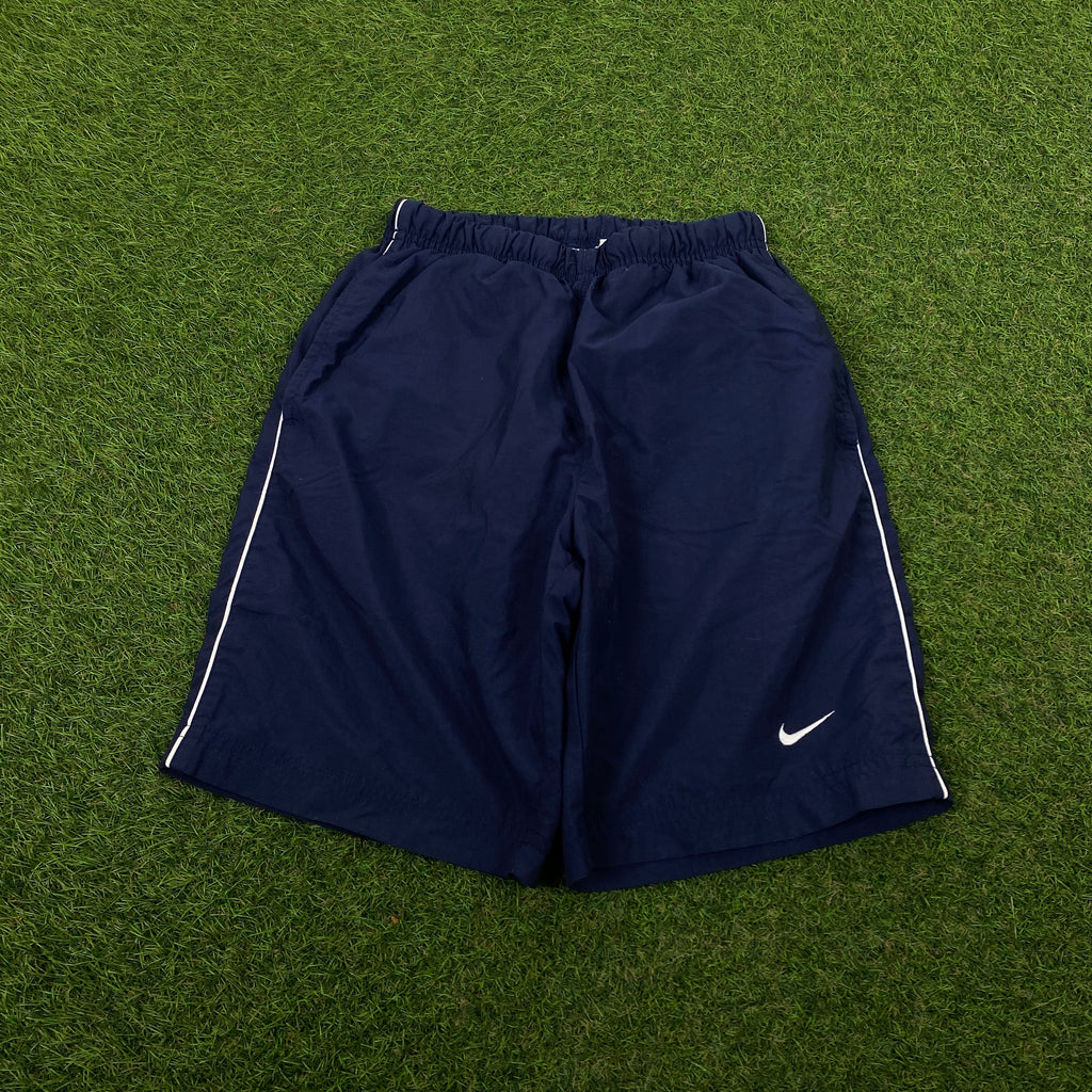 00s Nike Piping Shorts Blue XS