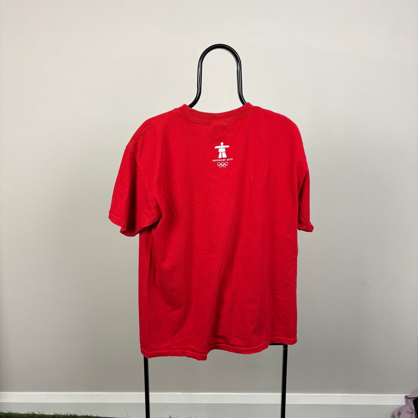 00s Nike Canada Ice Hockey T-Shirt Red Large