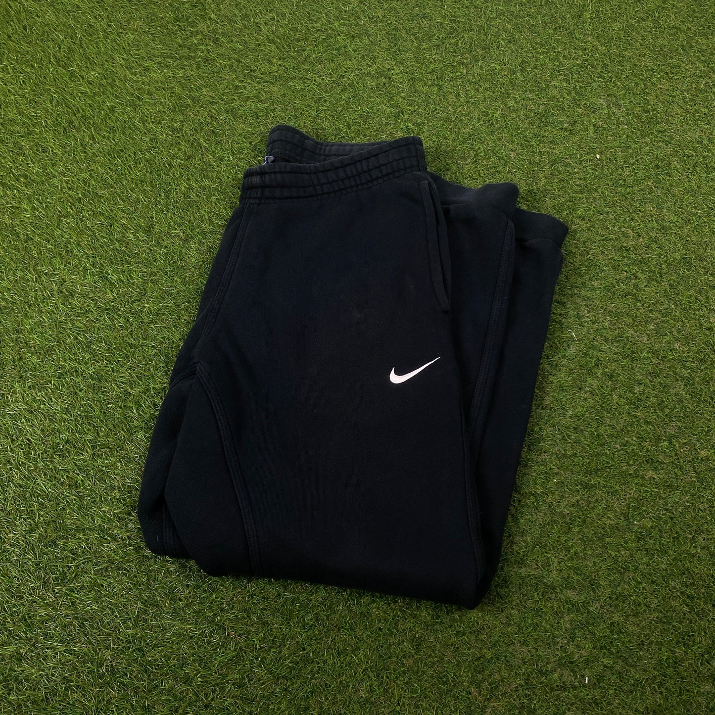 00s Nike Cotton Joggers Black Medium