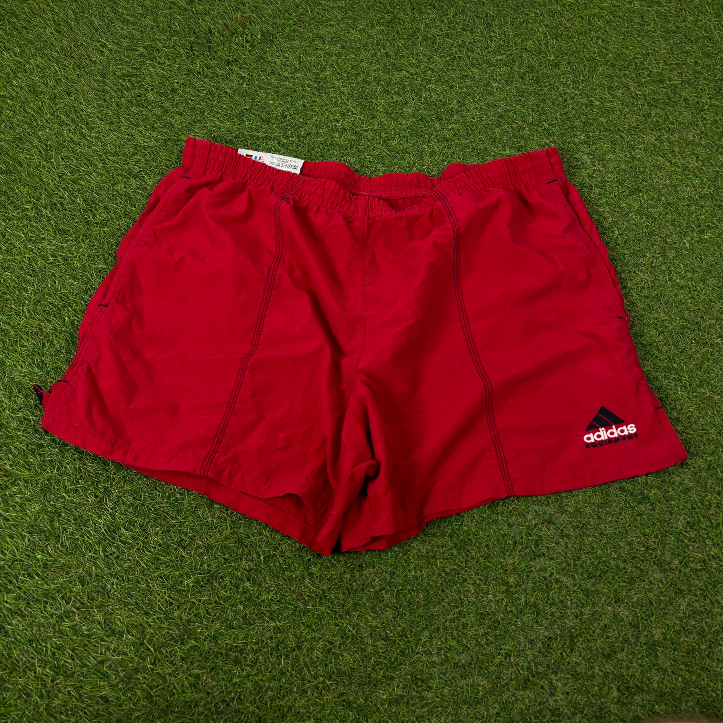 90s Adidas Equipment Shorts Red Medium