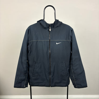 00s Nike Reversible Piping Jacket Black Small